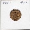 Chypre 2 cents 1988 Spl, KM 54 Animaux à cornes