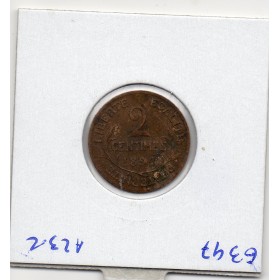 2 centimes Dupuis 1898 TTB+