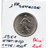 1 franc Semeuse Nickel 1961 Sup