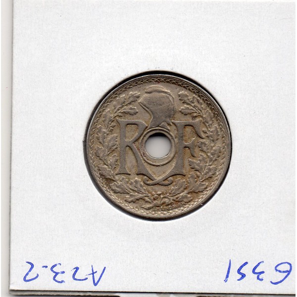 25 centimes Lindauer 1920 TTB trou trop petit