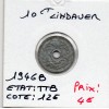 10 centimes Lindauer 1946 B TTB Zinc