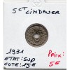 5 centimes Lindauer 1931 Sup