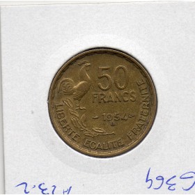 50 francs Coq Guiraud 1954 B TTB