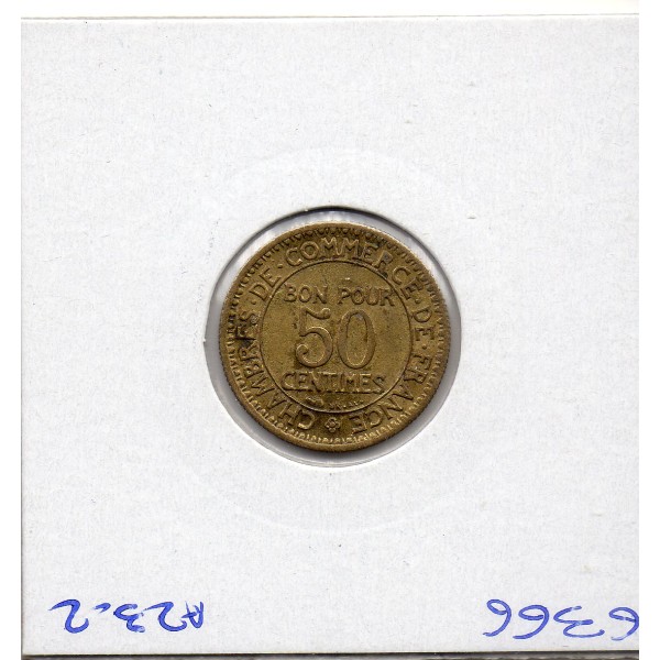 50 centimes Commerce Industrie 1927 Sup