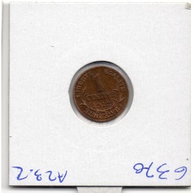 1 centime Dupuis 1912 Sup-