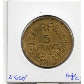 5 francs Lavrillier 1940 Sup