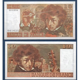 10F Francs Berlioz, TTB, 2.6.1977 Billet de la banque de France