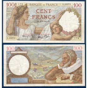 100 Francs Sully, TB 30.1.1941 Billet de la banque de France