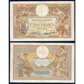 100 Francs LOM, TB, 11.6.1931 Billet de la banque de France