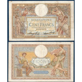 100 Francs LOM, TB, 21.2.1935 Billet de la banque de France