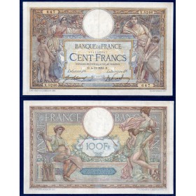 100 Francs LOM, TTB, 4.11.1918, Billet de la banque de France