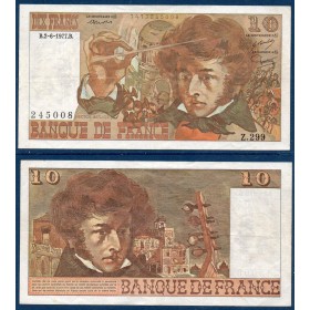 10F Francs Berlioz, TTB, 2.6.1977 Billet de la banque de France