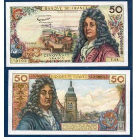 50 Francs Racine, Sup-, 4.3.1965 Billet de la banque de France