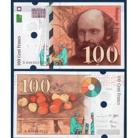 100 Francs Cézanne Annulé, Sup, 1997 Billet de la banque de France