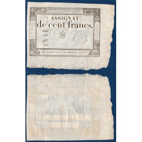 Assignat 100 francs, 18 Nivose an 3, TTB, signature Vial