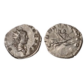 Antoninien de Divus Valerien II (258) Cologne RIC.9 CONSACRATIO