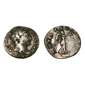 Denier de Trajan (102) RIC.59 Victoire Rome
