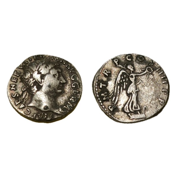 Denier de Trajan (102) RIC.59 Victoire Rome