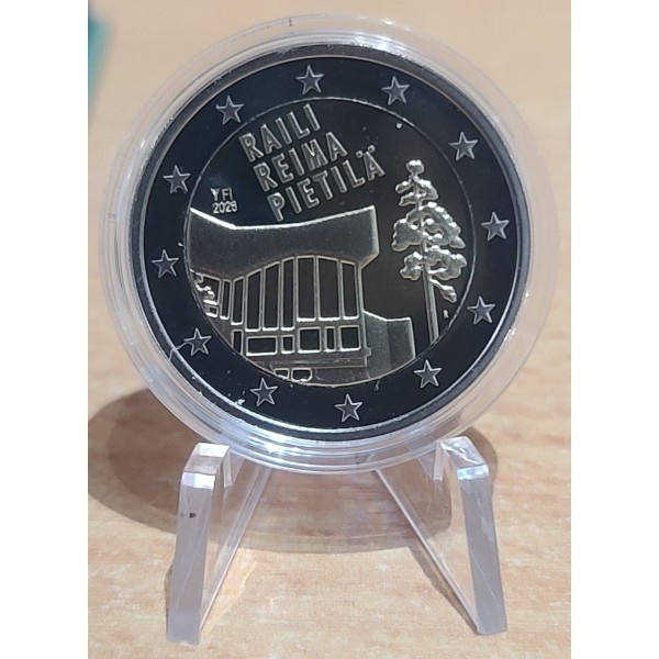 2 euro commémorative BE Finlande 2026, Raili et Reima Pietilä