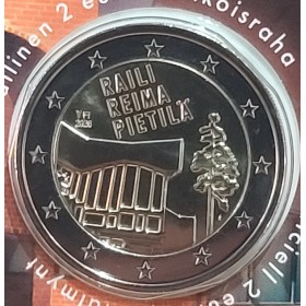 2 euro commémorative Finlande 2026, Raili et Reima Pietilä, Coin-card version finlandaise et suédoise
