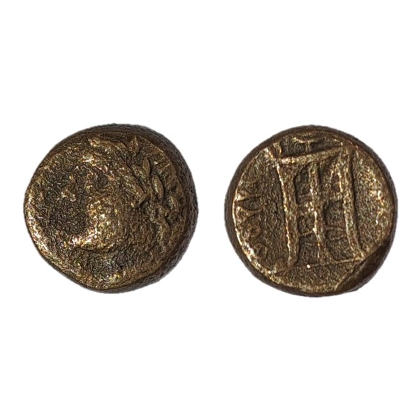 Sicile, Tauromenium Ae13 Hemilitron Cuivre (-358 à -225) Apollon Trepied