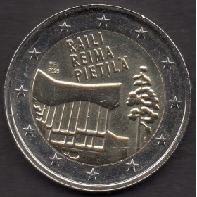2 euro commémorative Finlande 2026, Raili et Reima Pietilä pièce de rouleaux