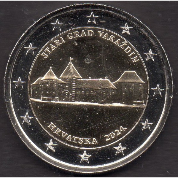 2 euro commémorative Croatie 2024 Varaždin pièce de rouleaux