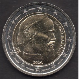 2 euro commémorative Croatie 2024 Marko Marulic pièce de rouleaux