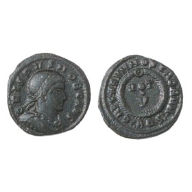 AE3 Crispus (321), RIC.87 CAESARVM NOSTRORVM Aquilée