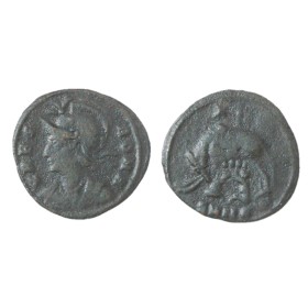 Ae3 ROMA, allégorie de rome (330-335),RIC.195 VRBS ROMA Nicomédie