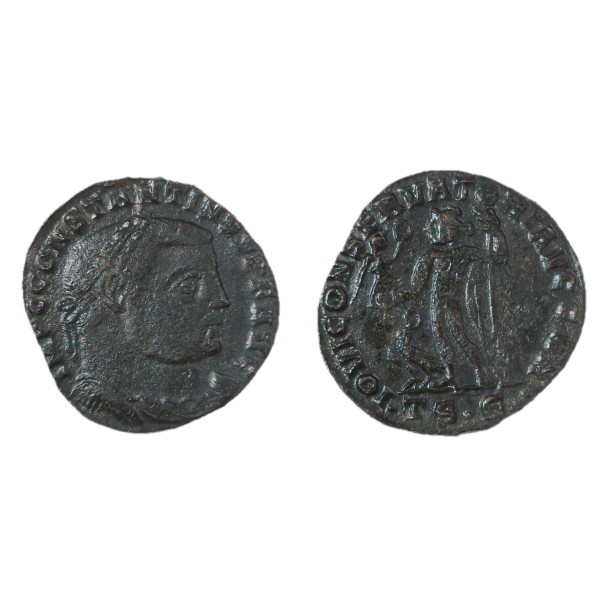 AE2 Constantin 1er (312-313), RIC.61b IOVI CONSERVATORI AVGG NN atelier Thessalonique