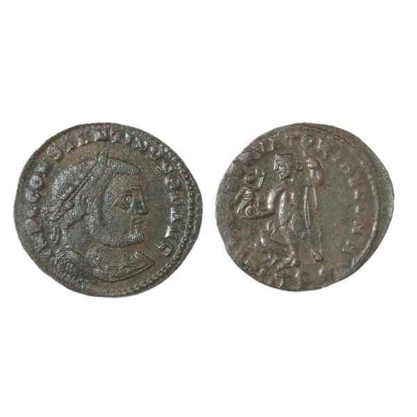 AE2 Constantin 1er (312-313), RIC.61b IOVI CONSERVATORI AVGG NN atelier Thessalonique