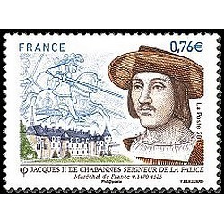 Timbre France Yvert No 4955 Jacques de la Palice