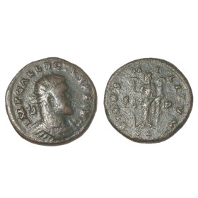 Antoninien d'Allectus (293-296) Ric.69 FIDES MILITVM Colchester