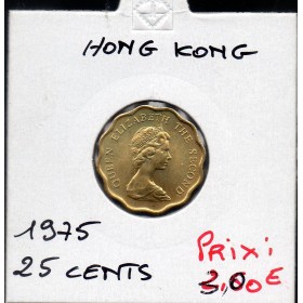 Hong Kong 50 cents 1975 Spl, KM.36 2eme Portrait