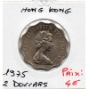 Hong Kong 2 dollar 1975 Spl, KM.37 2eme portrait