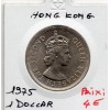 Hong Kong 1 dollar 1975 Spl, KM.35 1er portrait