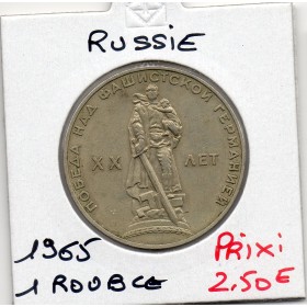 Russie 1 Ruble 1965 Victoire TTB+, KM Y135.1