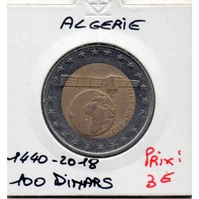 Algérie 100 dinars 1440 ah - 2018 TTB KM.141 Satellite Alcomsat-1