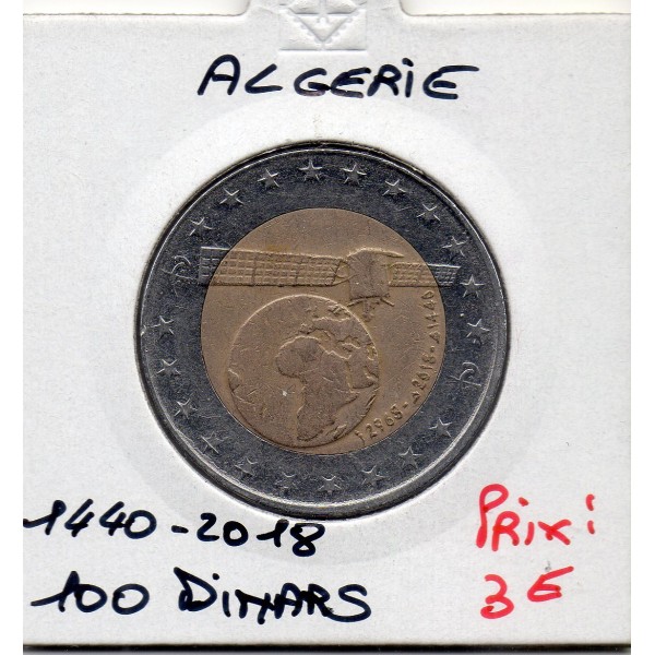 Algérie 100 dinars 1440 ah - 2018 TTB KM.141 Satellite Alcomsat-1