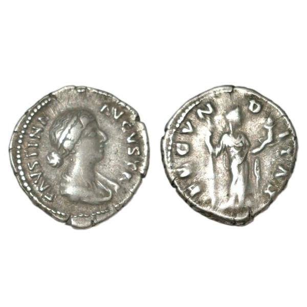 Denier de Faustine II la jeune (161-175) RIC.677 FECVNDITAS atelier Rome