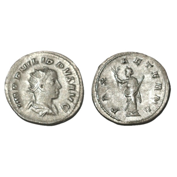 Antoninien de Philippe II (249), RIC.230 PRINCIPI IVVENT atelier Rome