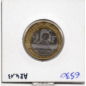 10 francs Génie bastille 1991 Sup fautée coeur decentré