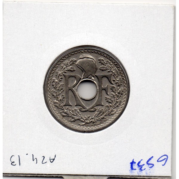 25 centimes Lindauer 1917 soulignée TTB