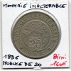 Essai monnaie inaltérable Module de 20 1896 Sup+ rayure
