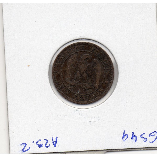 2 centimes Napoléon III tête nue 1853 A Paris TTB