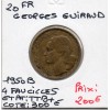 20 francs Coq Georges Guiraud 4 faucilles 1950 B TTB+ rare