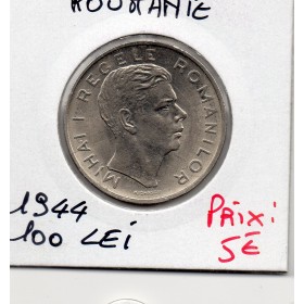 Roumanie 100 lei 1944 Sup, KM.64 Mihai 1er