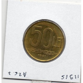Roumanie 50 lei 1991 Spl, KM.110 Alexandru Ioan Cuza