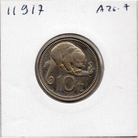 Papouasie nouvelle Guinée 10 Toea 1975 Spl, KM.4